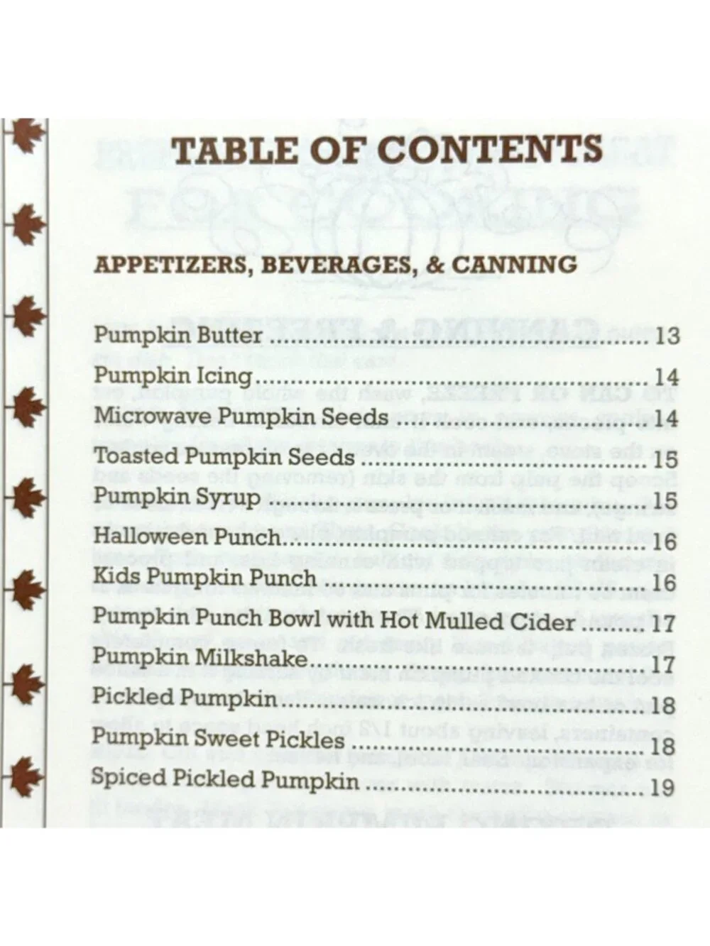 Pumpkin Patch Cookbook 3rd Edition 2010 Spiral-Bound Pumpkin Focused Recipes